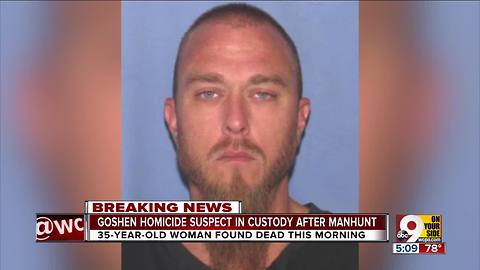 PD: Goshen homicide suspect in custody after hours-long manhunt