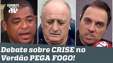 "O Palmeiras foi SURRADO e IMPLODIU!" PEGA FOGO debate sobre CRISE no Verdão!