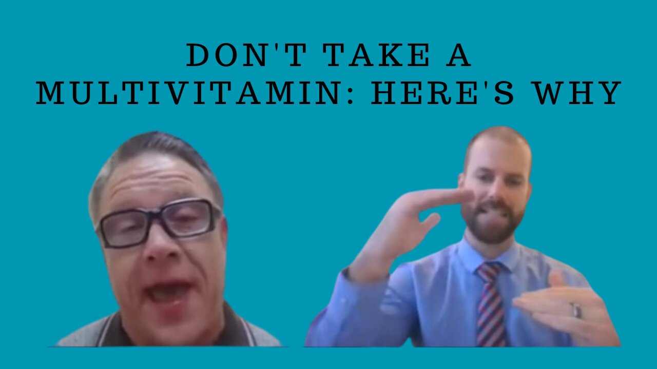 😮 Don't Take a Multivitamin: Here's Why with Trevor Love & Shawn Needham R.Ph. with MLRX