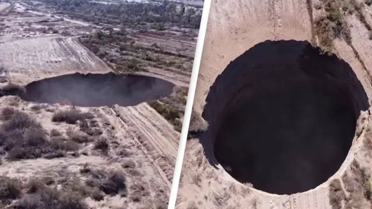 Scientists Are Investigating A Giant Mysterious Sinkhole That's Still Growing