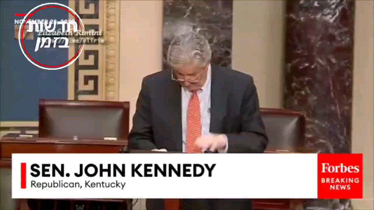 Thank you Senator John Kennedy! I guess there are still some sane people in Washington DC