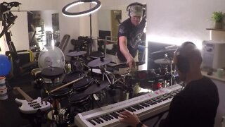 Mar 12, 2022 - Drums & Piano funk jazz fusion experimental jam - J.E. 2 of 3