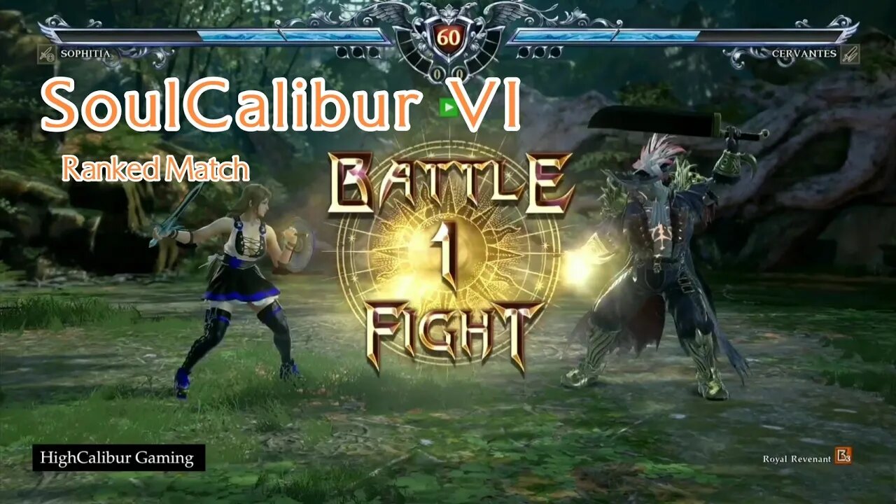 SoulCalibur VI: Sophitia vs. Cervantes (Royal Revenant)