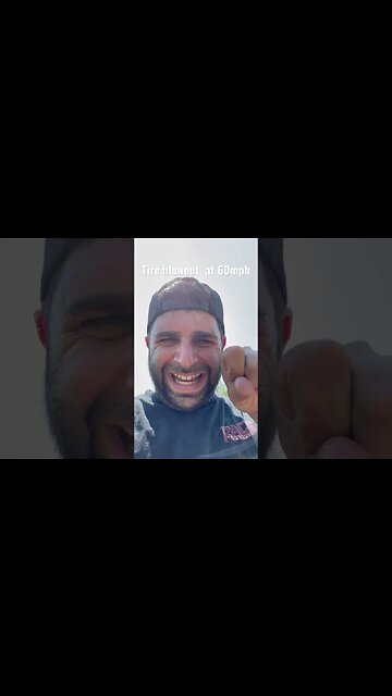 Tire blow out 60mph #duramax #chevy2500#side wall failure #tire failure #tightgrip