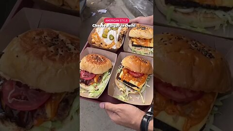 Cheese Burger 😋 #foodvlog #streetfood #vlogs