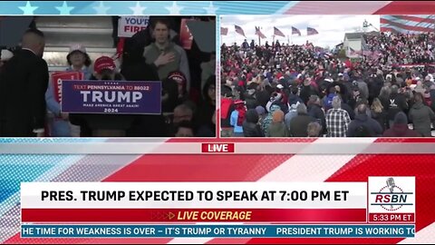 National Anthem - Carol Sexton at Trump Rally 2024-04-13