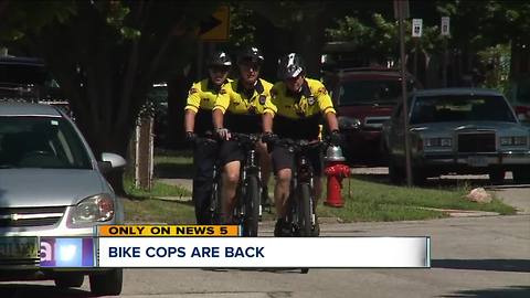 Cleveland police's bike unit serves as a stealth crime-fighting tool, among other needs