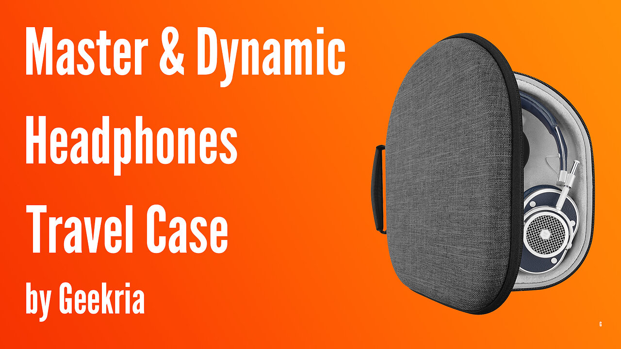 Master & Dynamic Over-Ear Headphones Travel Case, Hard Shell Headset Carrying Case | Geekria