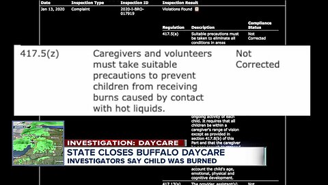 State investigators: child burned by hot liquid at Buffalo daycare, provider's license suspended