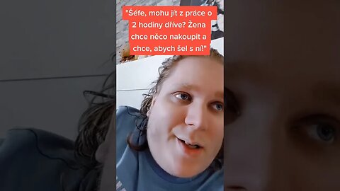 STARÁ chtěla jít NAKUPOVAT! Zeptal jsem se ŠÉFA, jestli mě pustí DŘÍVE z PRÁCE! Jeho REAKCE!?#funny