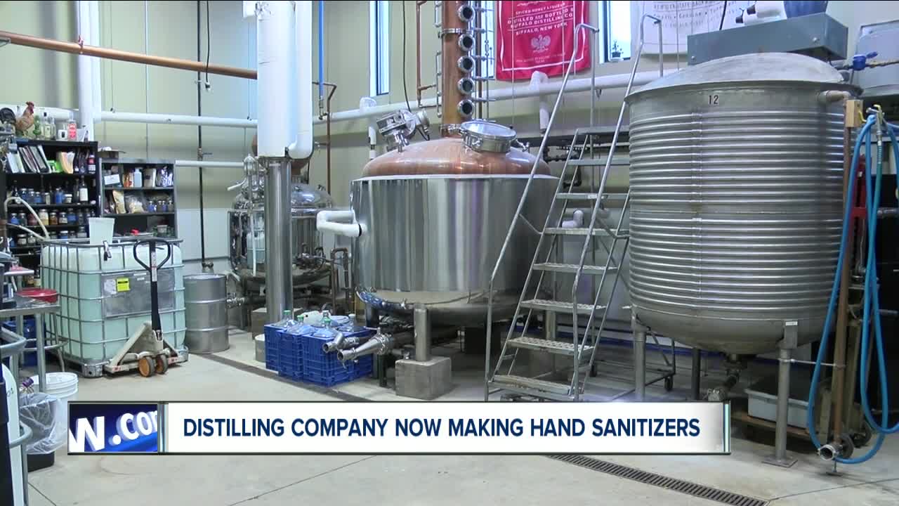 Buffalo Distillery making hand sanitizer to help fill the need during coronavirus pandemic