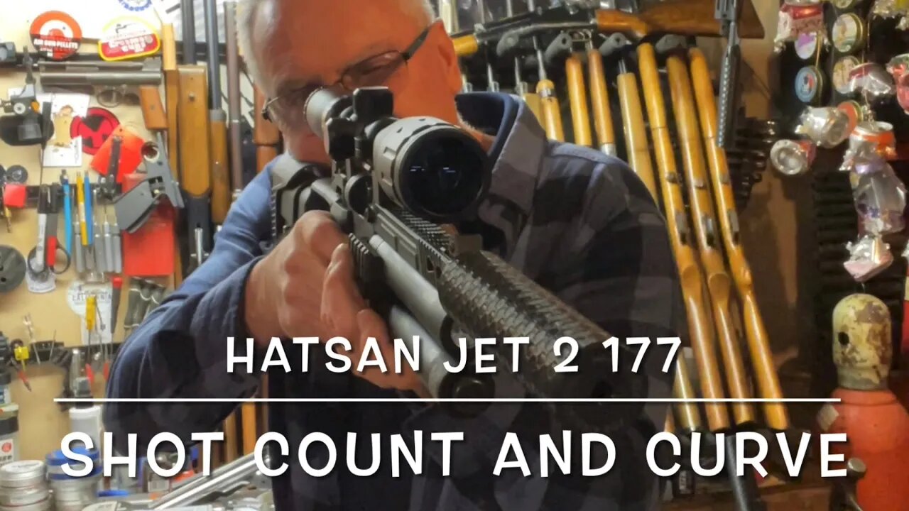 Hatsan Jet 2 in 177, testing shot count per fill and shot curve per fill