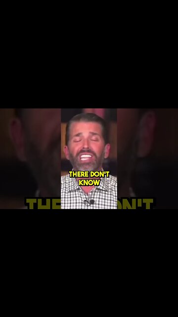 Don Jr has manic episode over Trump arrest rumor #shorts