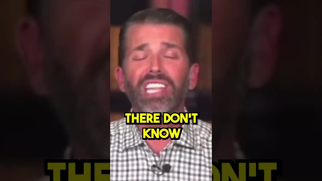 Don Jr has manic episode over Trump arrest rumor #shorts