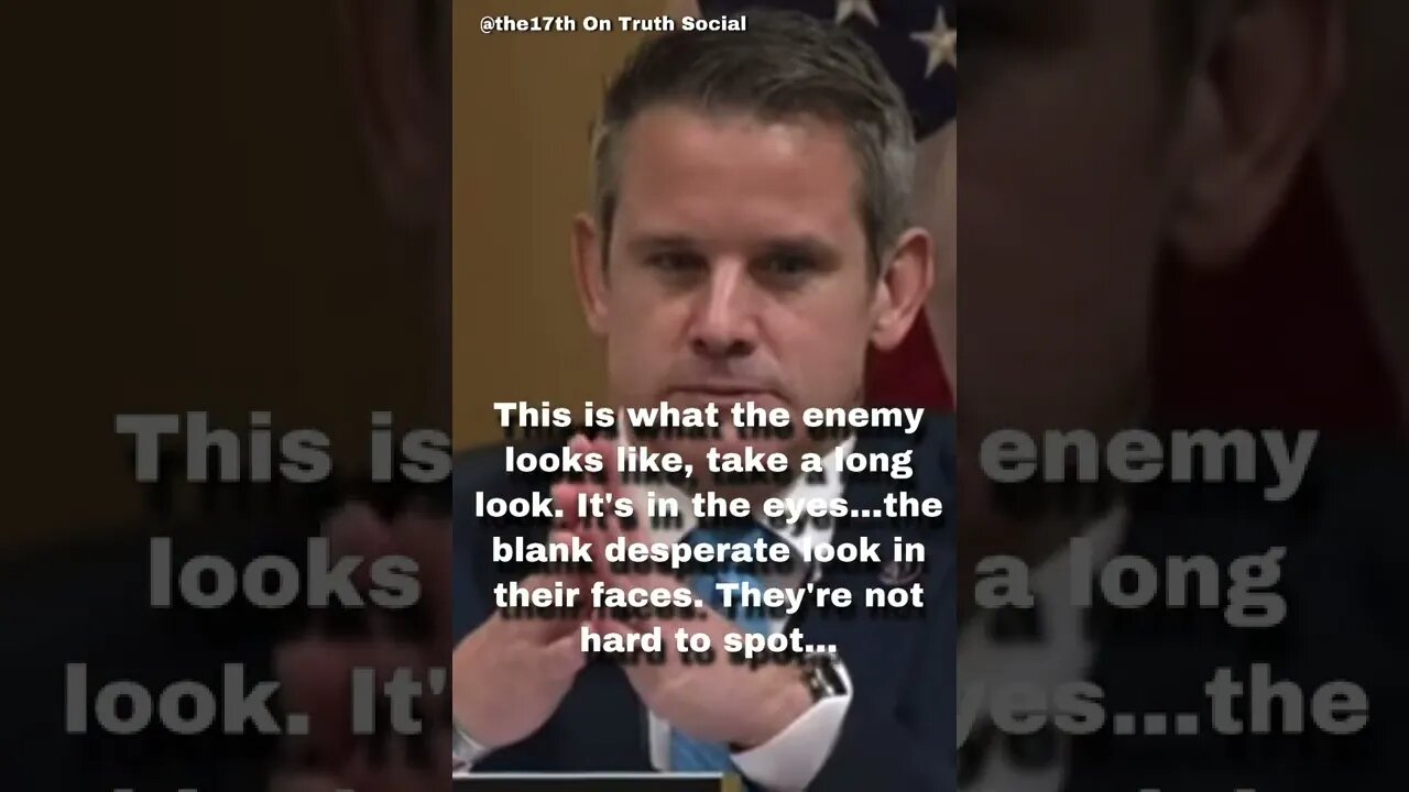 Jan 6th Hearings - “It’s in the eyes” Pt 1