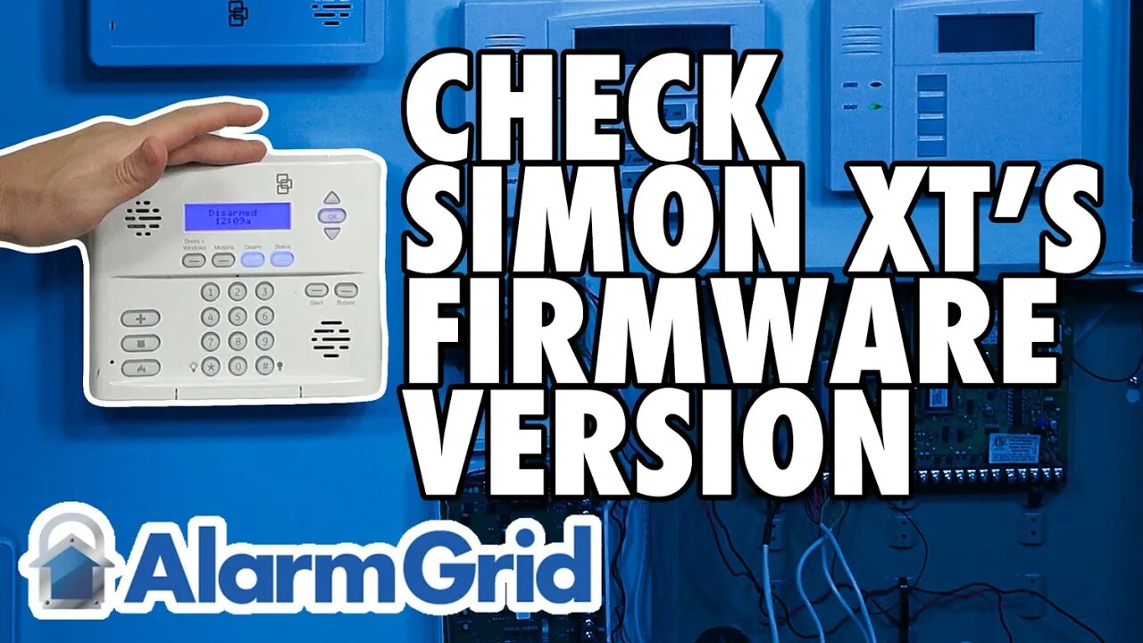 Checking The Simon XT Firmware Version Number