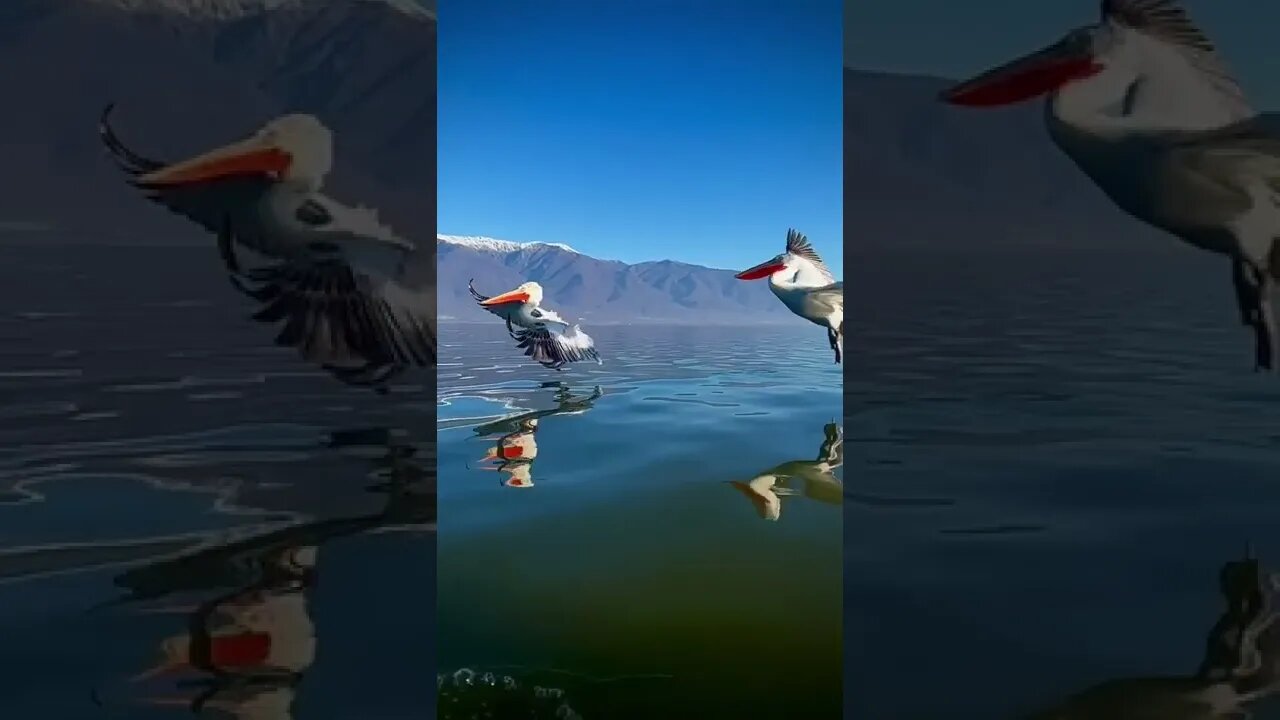 Beautiful Birds In the River