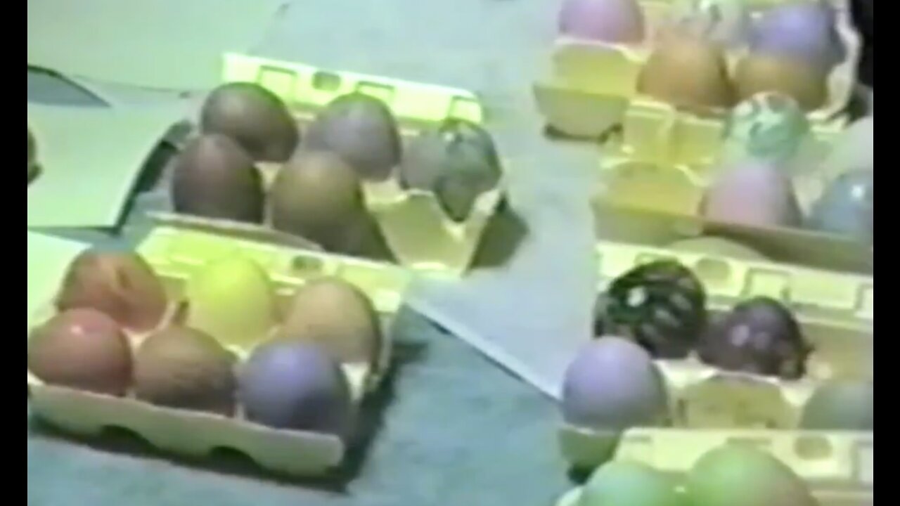 Hendrix Easter Egg Coloring 1985
