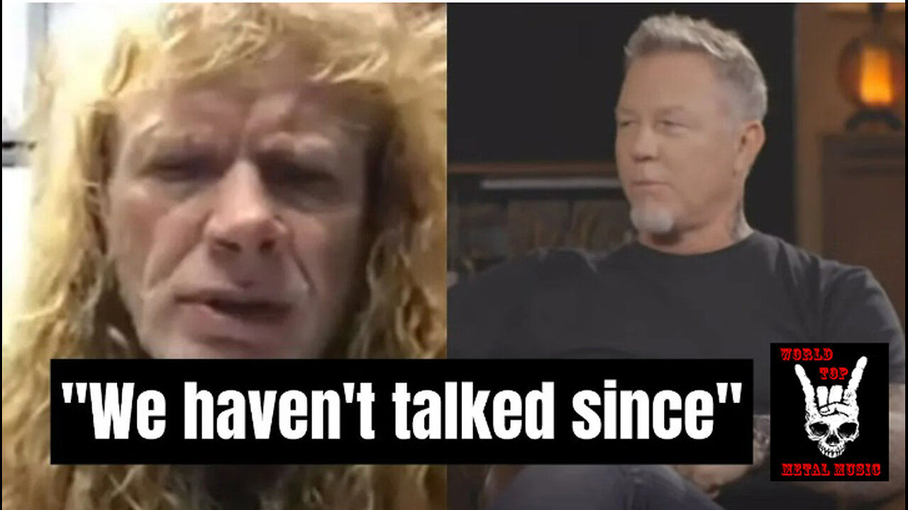 Dave Mustaine On Why He And James Hetfield Don't Speak Anymore