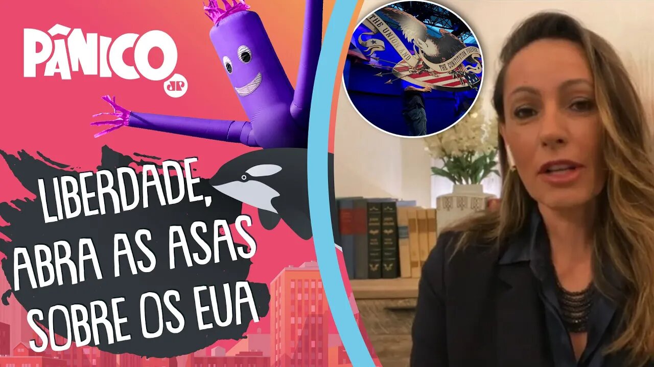 Ana Paula Henkel: 'SE BIDEN GANHAR VAI SER APENAS UM BONECO DA EXTREMA ESQUERDA NA POLÍTICA'