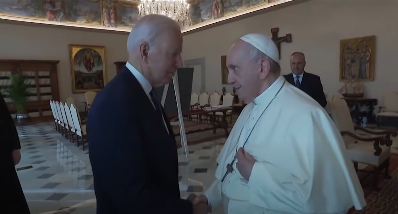 Biden Tells Pope: You're the famous African American baseball player in America???WTF