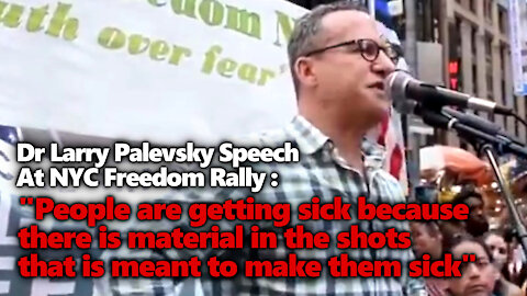 Dr Larry Palevsky Speech At NYC Medical Freedom Rally: Clotting, Infertility, Death After Shot