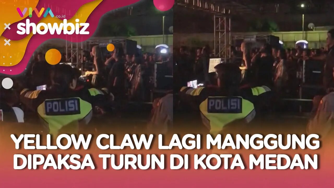 DETIK-DETIK Penampilan Yellow Claw Dihentikan Paksa Oleh Polisi