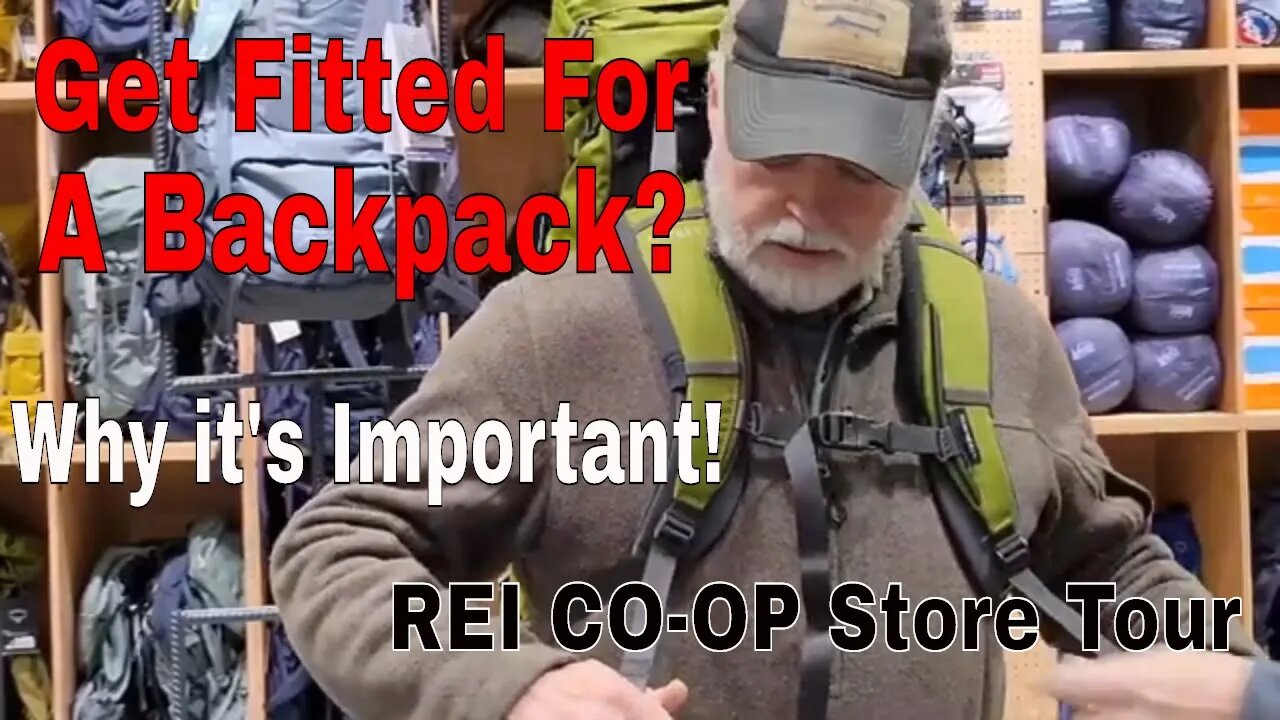 REI CO-OP Store Tour + Backpack Fitting + Why it's Important