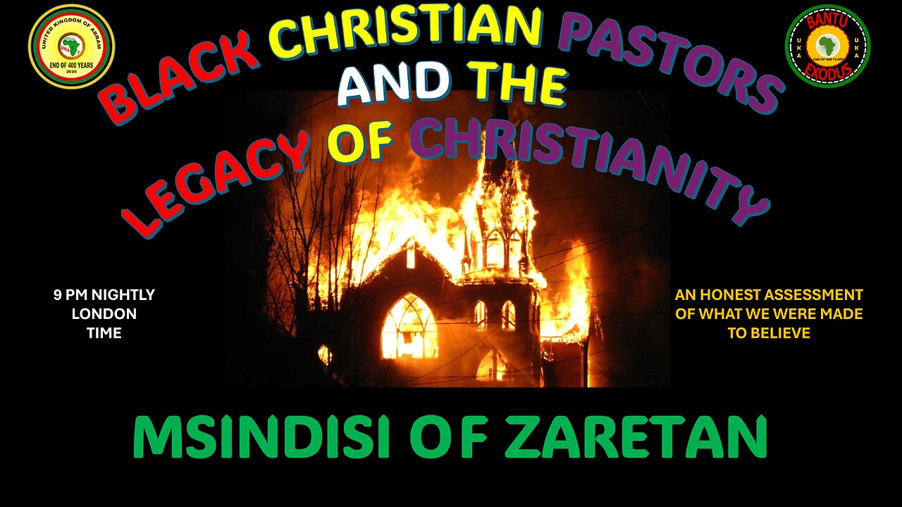 AFRICA IS THE HOLY LAND||BLACK CHRISTIAN PASTORS || LEGACY OF CHRISTIANITY || MSINDISI O F ZARETAN