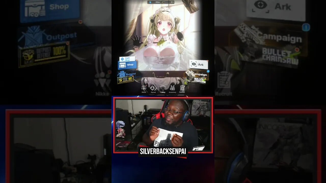 It's real obvious why I have Soda as my background lobby cover on Nikke