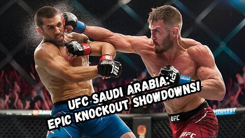 Jaw-Dropping UFC Saudi Arabia Knockout Brawls