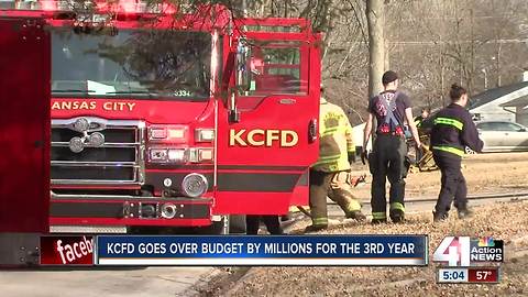 KCFD goes over budget by millions for third year