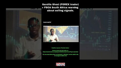 Sandile SHEZI (FOREX Trader) in hot waters.... #sandile #sandileshezi #GFI #upwcapital #forextrading