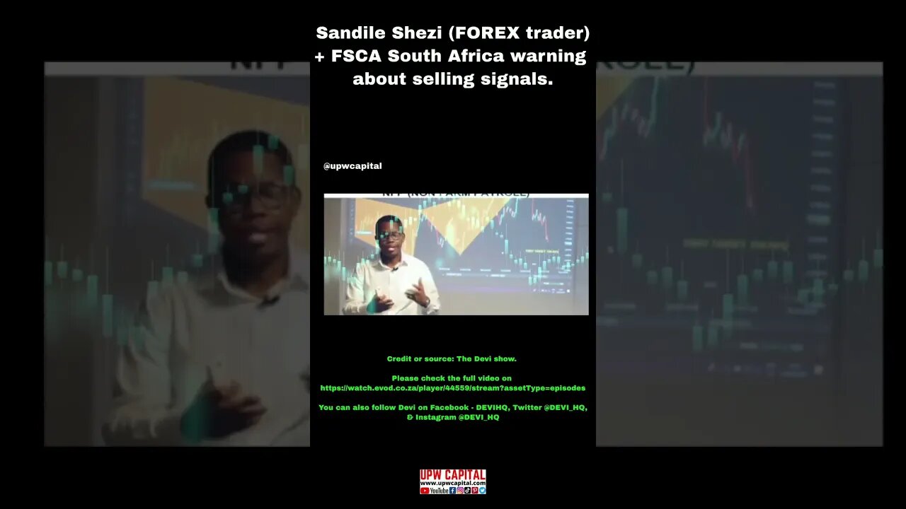Sandile SHEZI (FOREX Trader) in hot waters.... #sandile #sandileshezi #GFI #upwcapital #forextrading