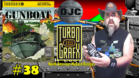 TURBOGRAFX 16 - North American HuCard Releases #38 - "GUNBOAT"