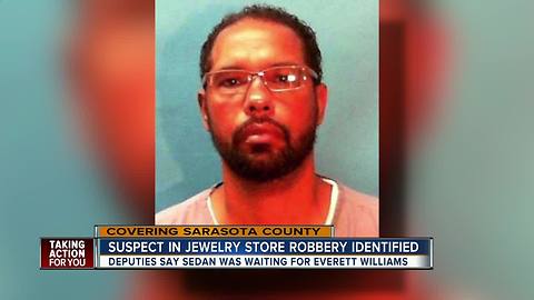 Sarasota detectives need help locating man accused of robbing Kay Jewelers