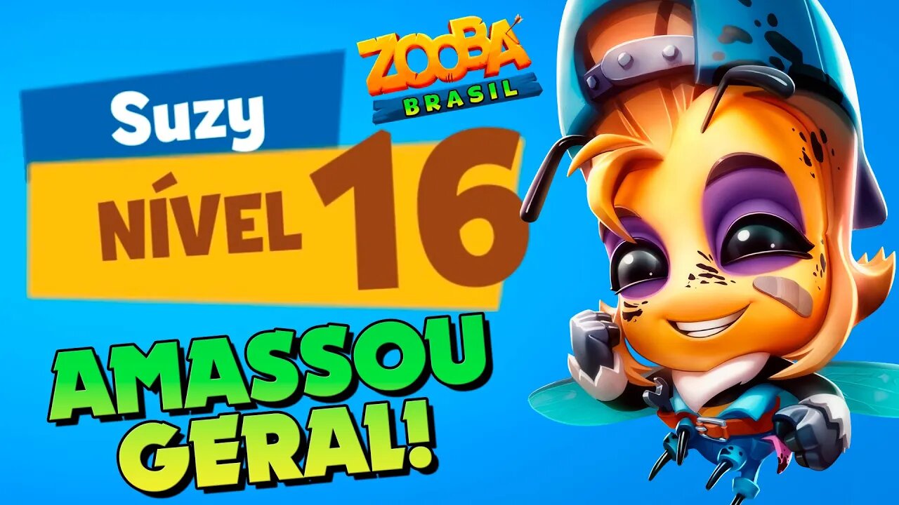 SUZY nv16 CONTRA JOGADORES REAIS SOLO E SQUAD! ZOOBA: Jogo de Batalha Animal