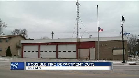 Cuts possible at Cudahy Fire Department