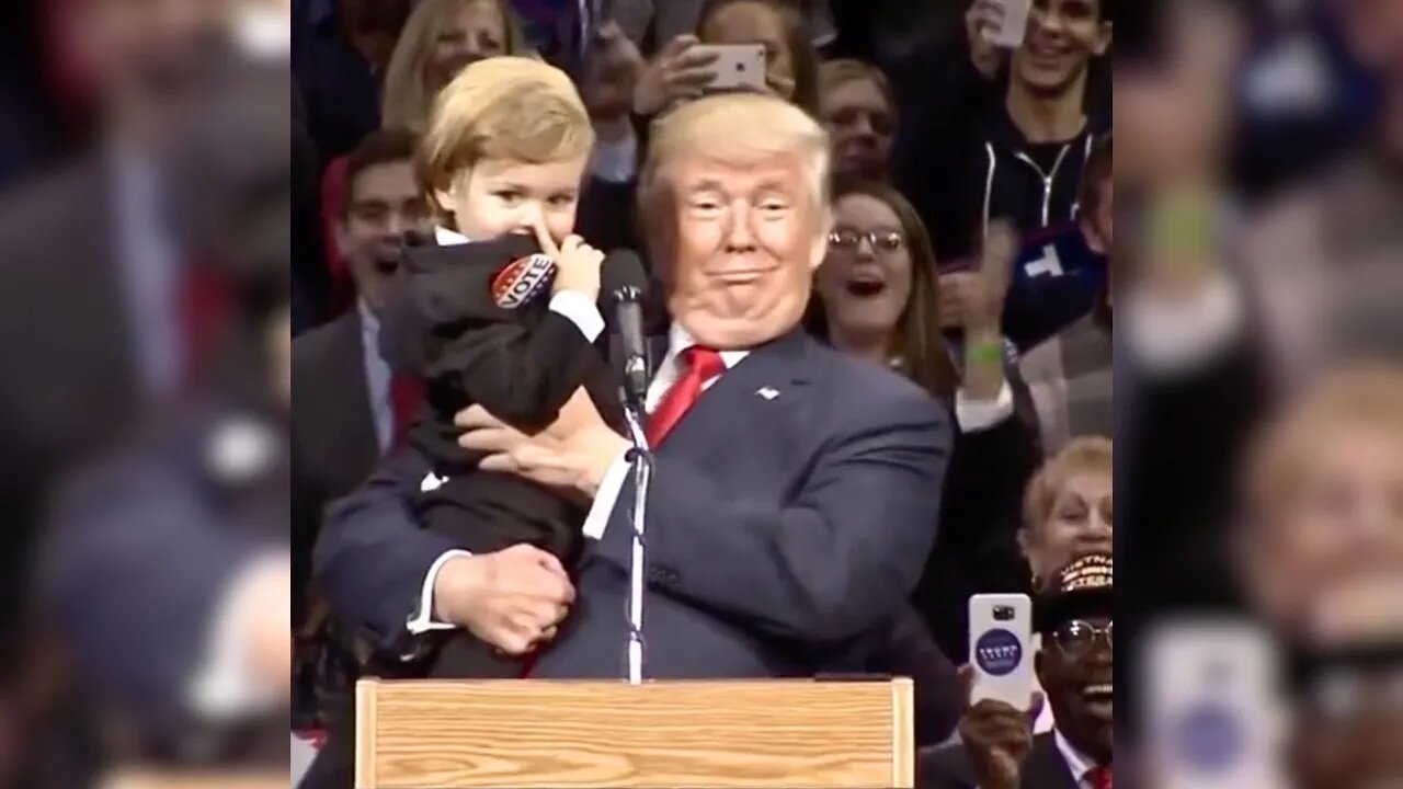 Baby Trump Steals The Show!! 😁