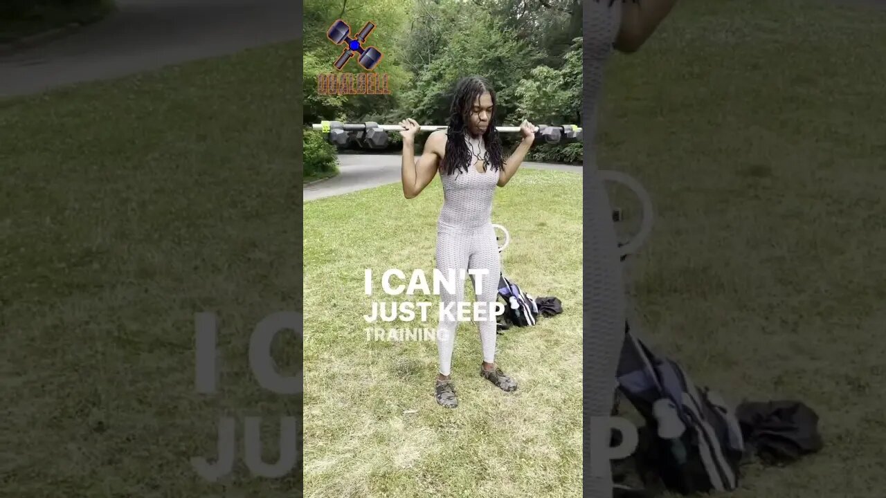 Dualbell Dumbbell Adapter-Personal Trainer Trial Trailer- Mahdiyya Raheem in Prospect Park, Brooklyn