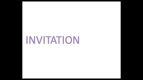 Why is Invitation Important?