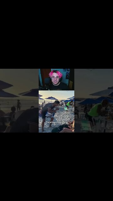 REACT LEOZIN 007 UM DIA SENDO AMBULANTE DE PRAIA fali nesse vídeo