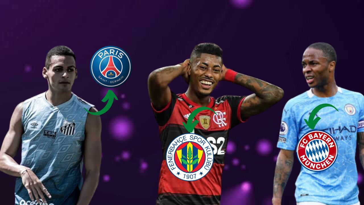 Kayky entra na mira do PSG/Bruno Henrique é ligado ao Fenerbahçe......