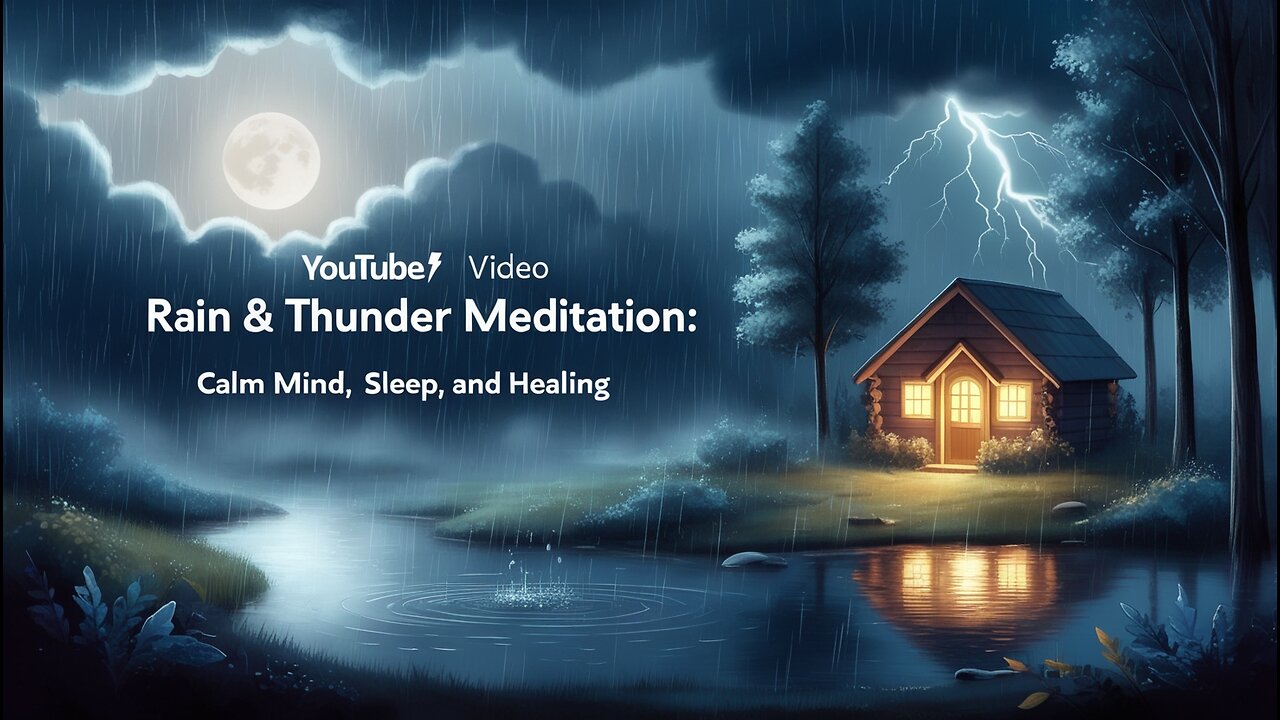 Rain & Thunder Meditation Calm Mind, Sleep, and Healing