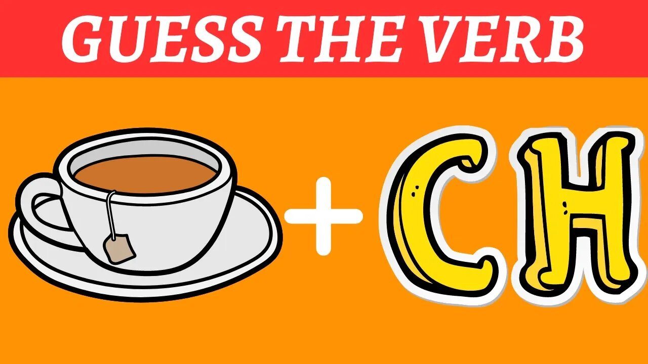 Guess the Verb | EMOJI QUIZ | 15 Seconds Challenge