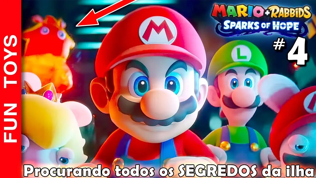 Mario + Rabbids: Sparks of Hope #4 - Explorando os SEGREDOS da ilha e completando as missões!