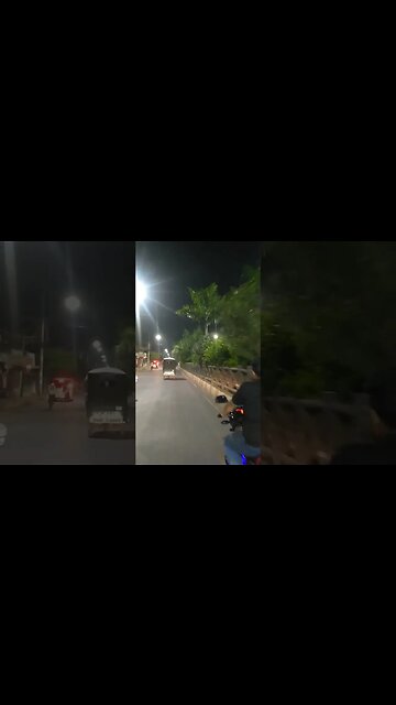 Rajshahi citycorporation road night view #shorts #aholidaytour #rajshahicity