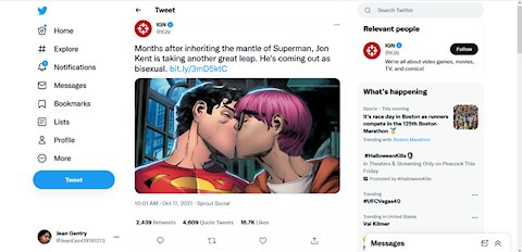 Jon Kent "Coming Out" is Bi is NOTHING MORE than a CHEAP ATTENTION GRAB