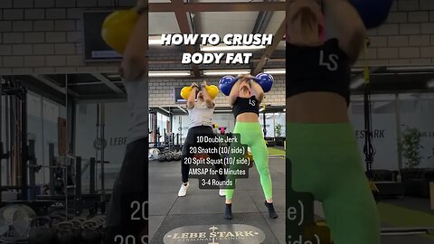 This Workout Will CRUSH Body Fat 🔥 #kettlebells