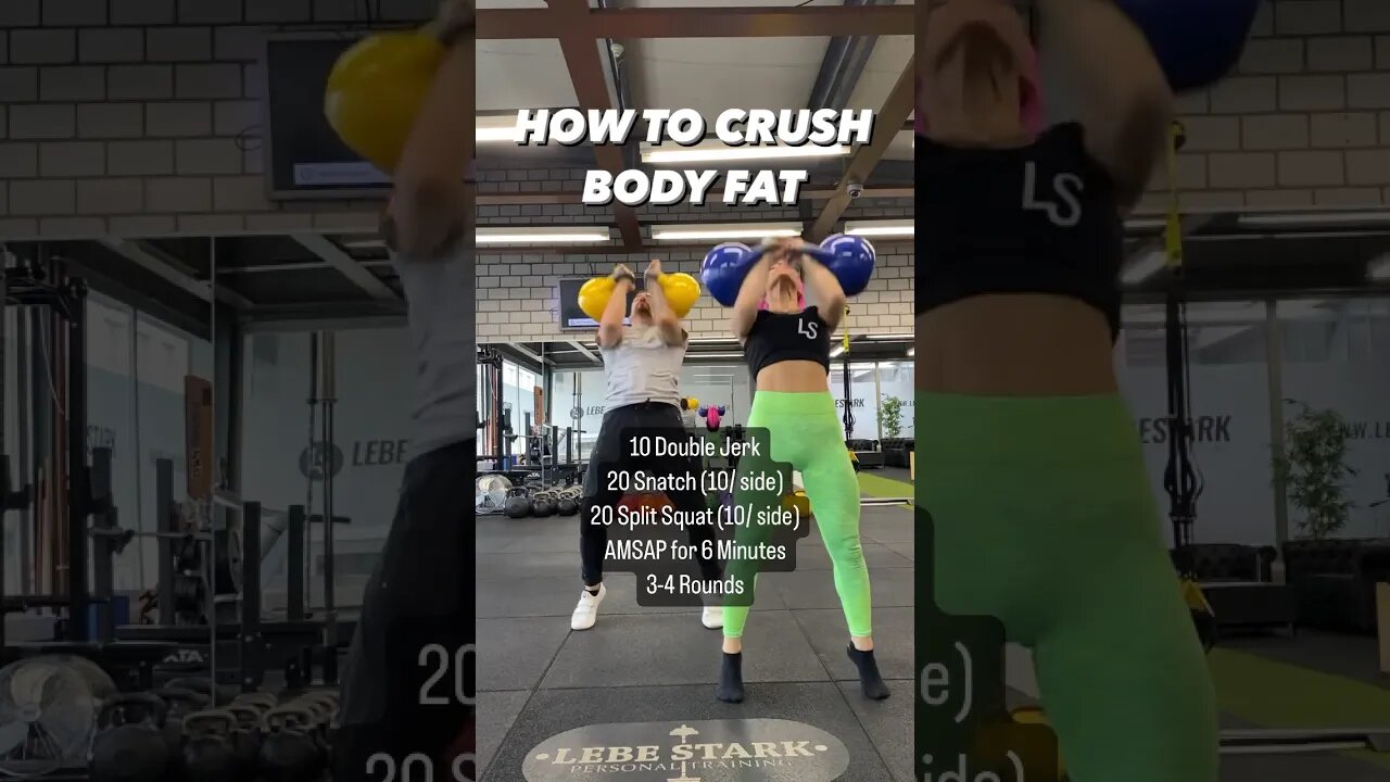 This Workout Will CRUSH Body Fat 🔥 #kettlebells